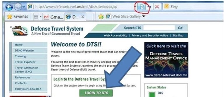 DTS Login - Defense Travel System - DTS Army Mil Login